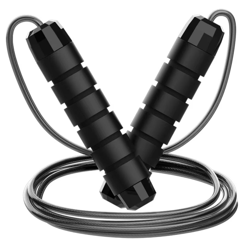 1PCS the New Jump Rope Steel Wire Skipping Exercise Adjustable Jumping Fitness Workout Training Home Sport Equipment Tangle-Free